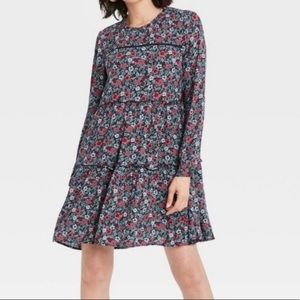 Knox Rose Tiered Floral Babydoll Dress